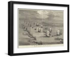 Departure of the Baltic Fleet from Spithead-null-Framed Giclee Print