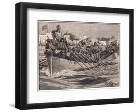 Departure of the British Troops from Alexandria Ad 1807-William Barnes Wollen-Framed Giclee Print