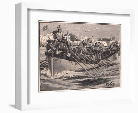 Departure of the British Troops from Alexandria Ad 1807-William Barnes Wollen-Framed Giclee Print