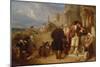 Departure of the Brittany Conscript-Frederick Goodall-Mounted Giclee Print