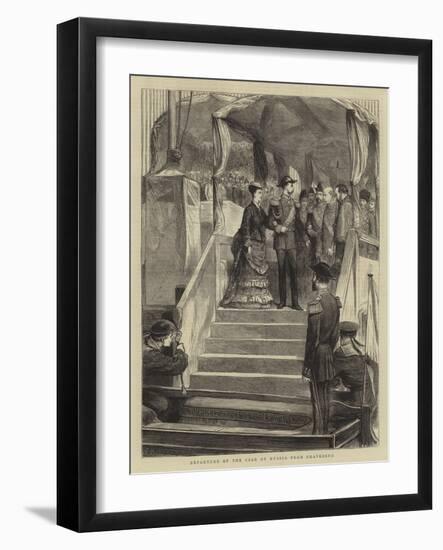 Departure of the Czar of Russia from Gravesend-Godefroy Durand-Framed Giclee Print