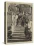 Departure of the Czar of Russia from Gravesend-Godefroy Durand-Stretched Canvas