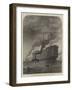 Departure of the Dreadnought Hospital Ship from Her Old Moorings in the Thames-null-Framed Giclee Print