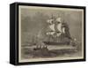 Departure of the Dundee Whaling Fleet-Walter William May-Framed Stretched Canvas