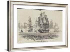Departure of the Grand Duke Constantine of Russia, from Plymouth-Nicholas Matthews Condy-Framed Giclee Print