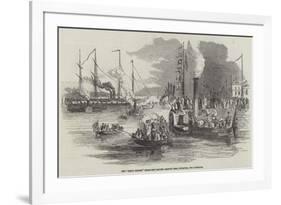 Departure of the Great Britain for Australia-null-Framed Giclee Print