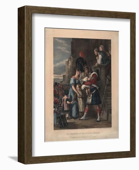 Departure of the Highland Brigade, 1855-Thomas Duncan-Framed Giclee Print