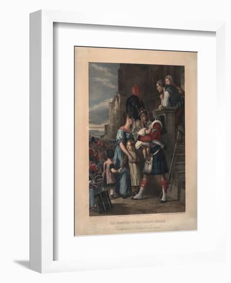 Departure of the Highland Brigade, 1855-Thomas Duncan-Framed Giclee Print