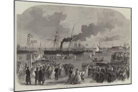 Departure of the King of the Greeks from Copenhagen-null-Mounted Giclee Print