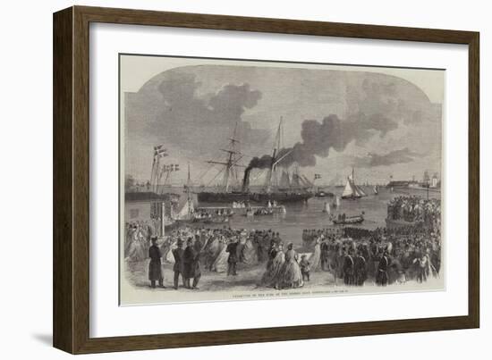 Departure of the King of the Greeks from Copenhagen-null-Framed Giclee Print
