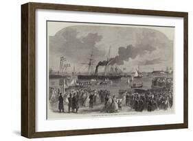 Departure of the King of the Greeks from Copenhagen-null-Framed Giclee Print