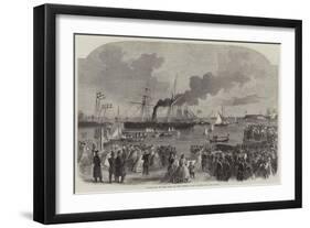 Departure of the King of the Greeks from Copenhagen-null-Framed Giclee Print