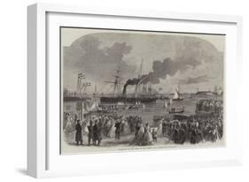 Departure of the King of the Greeks from Copenhagen-null-Framed Giclee Print