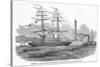 Departure of 'The Lizzie Webber', the First Emigrant Ship from Sunderland to Australia-null-Stretched Canvas