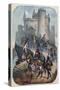 Departure of the Lombards for the First Crusade-Stefano Bianchetti-Stretched Canvas