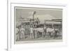 Departure of the Mail at Cue, Murchison District-null-Framed Giclee Print