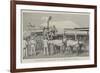 Departure of the Mail at Cue, Murchison District-null-Framed Giclee Print