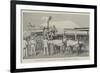 Departure of the Mail at Cue, Murchison District-null-Framed Giclee Print