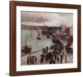 Departure of the Orient-Charles Conder-Framed Premium Giclee Print