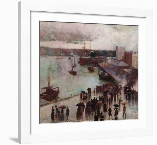 Departure of the Orient-Charles Conder-Framed Premium Giclee Print