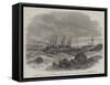 Departure of the Prince of Wales from Portland, United States, for England-Edwin Weedon-Framed Stretched Canvas