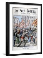 Departure of the Regiment in Spain, Spanish-American War, 1898-Henri Meyer-Framed Giclee Print