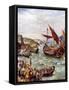 Departure of the Romans-Henry Payne-Framed Stretched Canvas