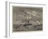 Departure of the Shah from Portsmouth-null-Framed Giclee Print