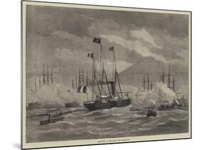 Departure of the Shah from Portsmouth-null-Mounted Giclee Print