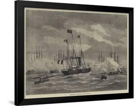 Departure of the Shah from Portsmouth-null-Framed Giclee Print