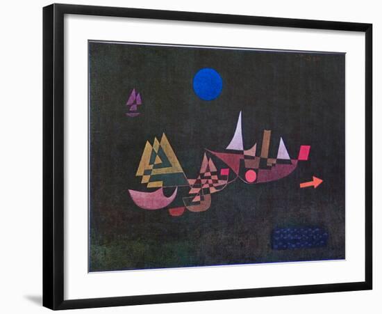 Departure of the Ships, 1927-Paul Klee-Framed Art Print