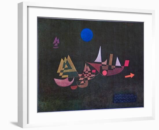 Departure of the Ships, 1927-Paul Klee-Framed Art Print