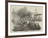 Departure of the Singapore, with Troops for the Cape-null-Framed Giclee Print