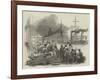 Departure of the Singapore, with Troops for the Cape-null-Framed Giclee Print