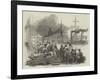 Departure of the Singapore, with Troops for the Cape-null-Framed Giclee Print