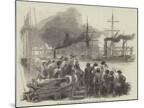 Departure of the Singapore, with Troops for the Cape-null-Mounted Giclee Print