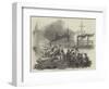 Departure of the Singapore, with Troops for the Cape-null-Framed Giclee Print