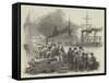 Departure of the Singapore, with Troops for the Cape-null-Framed Stretched Canvas