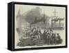 Departure of the Singapore, with Troops for the Cape-null-Framed Stretched Canvas