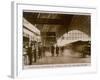Departure Platform, St Pancras Station, London. Midland Railway-null-Framed Photographic Print