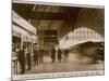 Departure Platform, St Pancras Station, London. Midland Railway-null-Mounted Photographic Print