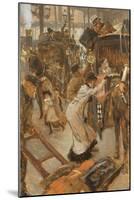 Departure Platform, Victoria Station, C.1881-82-James Tissot-Mounted Giclee Print