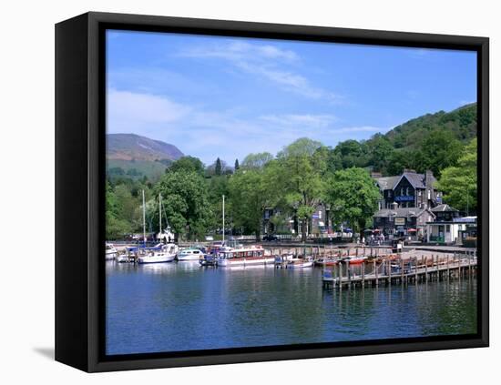 Departure Point for Lake Steamer Cruises, Waterhead, Lake Windermere, Lake District, Cumbria-Peter Thompson-Framed Stretched Canvas