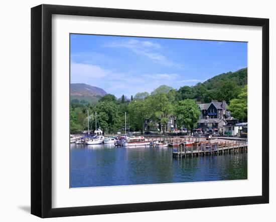 Departure Point for Lake Steamer Cruises, Waterhead, Lake Windermere, Lake District, Cumbria-Peter Thompson-Framed Photographic Print