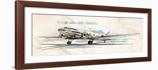 Departures & Arrivals-Patricia Pinto-Framed Art Print