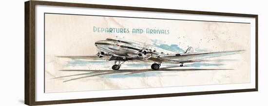 Departures & Arrivals-Patricia Pinto-Framed Premium Giclee Print