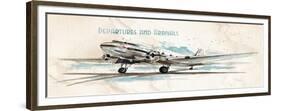 Departures & Arrivals-Patricia Pinto-Framed Premium Giclee Print