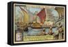 Depature of a Trading Fleet from India for the Land of Gold on the East Coast of Africa-null-Framed Stretched Canvas