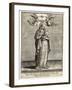 Depicted Showing the Infant Jesus a Single Rose-Hieronymus Wierix-Framed Art Print