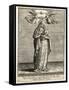Depicted Showing the Infant Jesus a Single Rose-Hieronymus Wierix-Framed Stretched Canvas